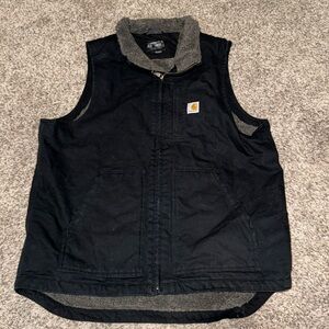 Black Men’s Carhartt Loose fit vest in Large tall